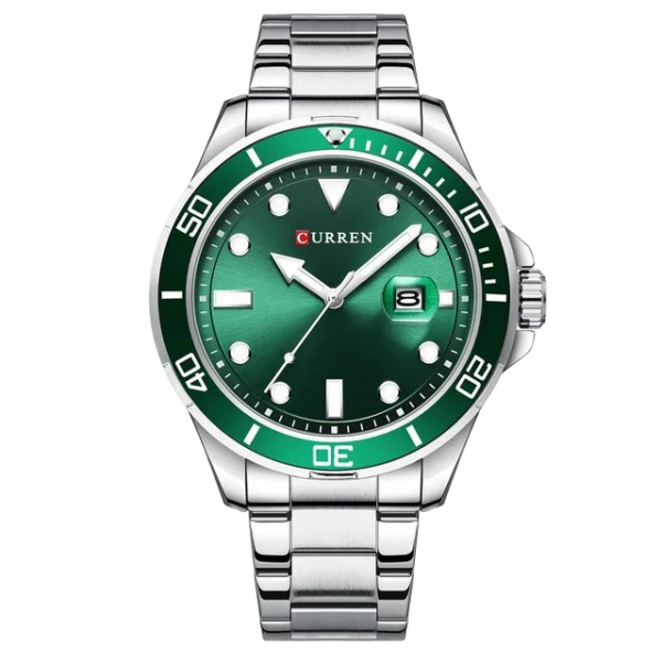 curren-8388-watch-green-silver