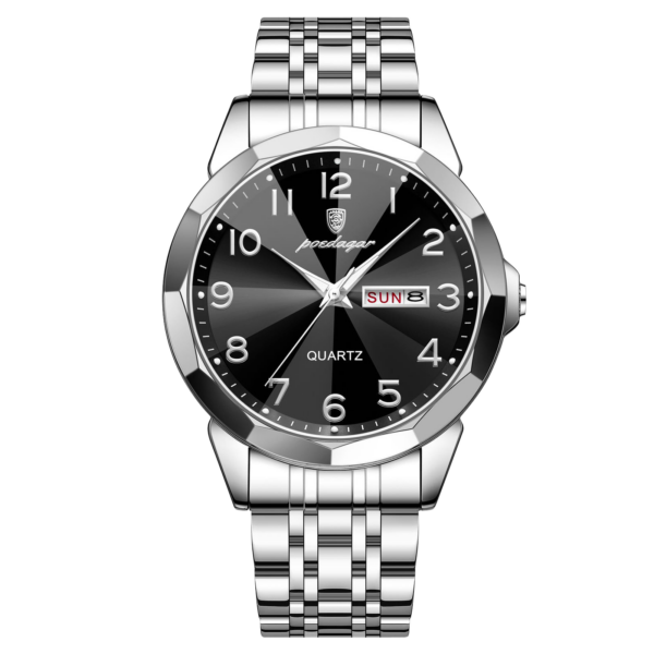 poedagar-810-watch-black-silver