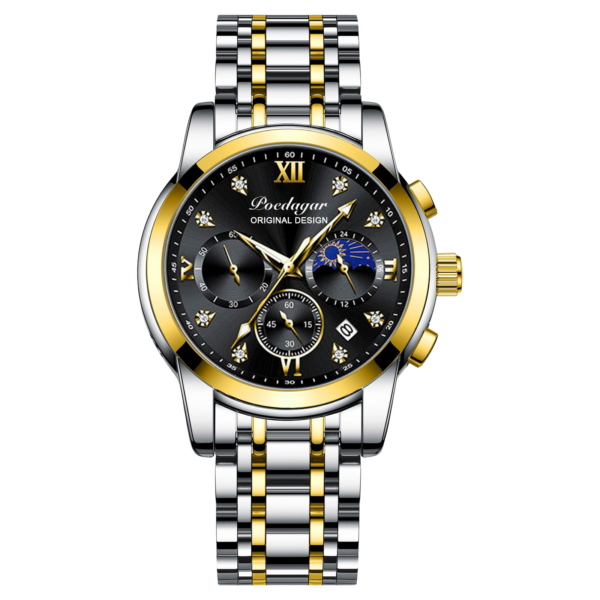 poedagar-805-watch-black-golden-toton